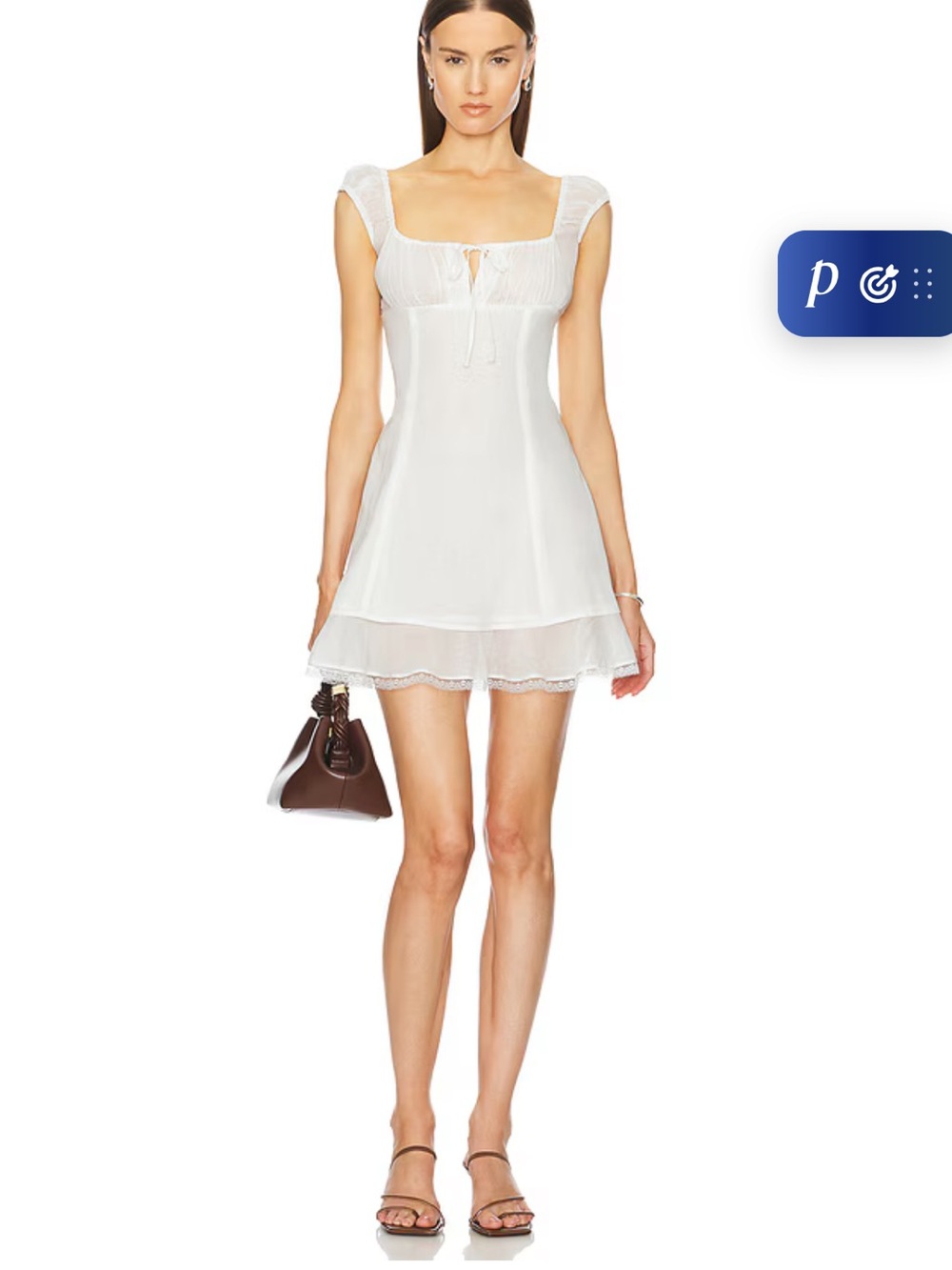 Helsa Voile Faire Mini Dress